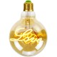 Edison Lamp Retro Edison Love Letter Bulb Creative Golden Warm Light Glass Chandelier Desk Lamp