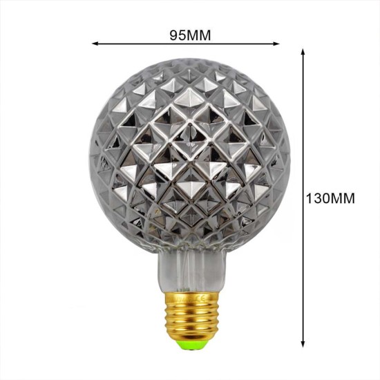 Edison Lamp Retro Pineapple Lighting Bulb Creative Led Hard Filament Warm White Light Lamp