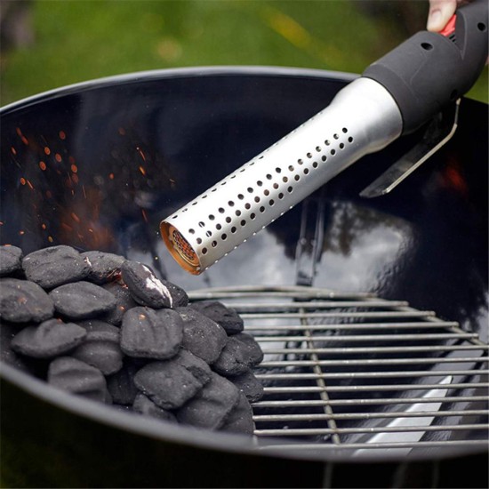 Electric Charcoal Lighter 500l/min Air Volume Built-in Safety Switch Bbq Grill Fire Lighting Tools UK Plug