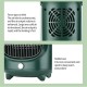 Electric Heater Lightweight Portable 30db Low Noise Flame Retardant Space Heater for Bedroom Living Room Office EU Plug