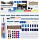 Electronics  Component Super Kit with Jumper Wires Color Led Resistors Register Card Buzzer