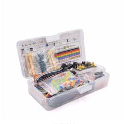 Electronics Component Basic Starter Kit with 830 Tie-points Breadboard Cable Resistor Capacitor LED Potentiometer Box Packing 830 set