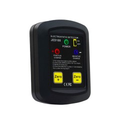 Electrostatic Meter Power Indicator On OFF Switch Positive Negative Charge Indicator JED100 Black