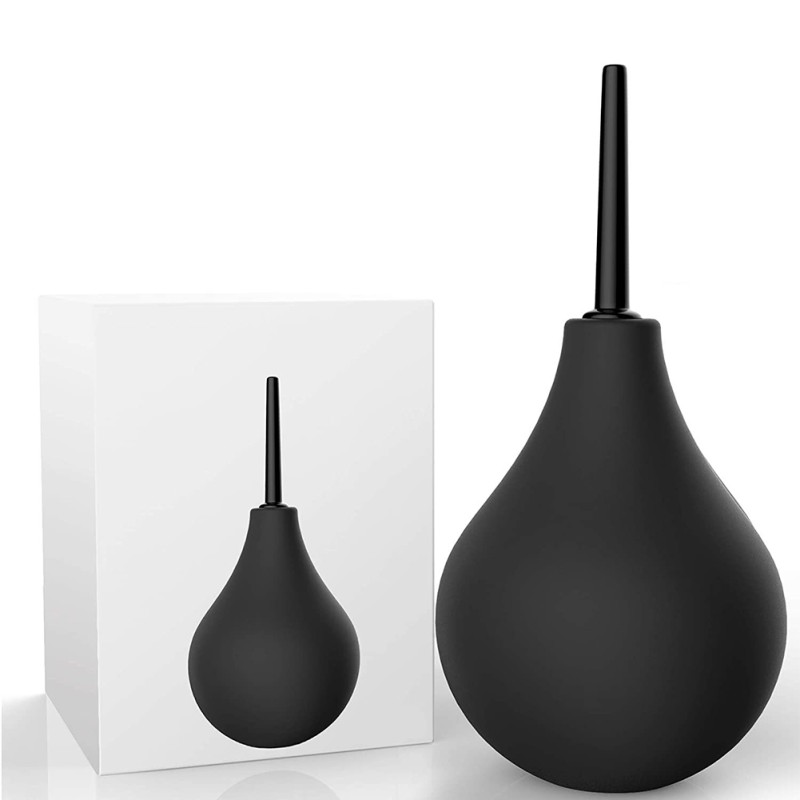 Enema Bulb Clean Anal Silicone Douche for Men Women Certificate Comfortable Medical Kit black Enema Bulb Clean Anal Silicone Douche for Men Women Certificate Comfortable Medical Kit black