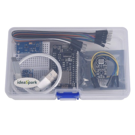 Esp8266 Weather Station Kit with Temperature Humidity Atmosphetic Pressure Light Sensor 0.96 Display