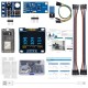 Esp8266 Weather Station Kit with Temperature Humidity Atmosphetic Pressure Light Sensor 0.96 Display