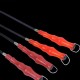 Flexible Extending Rod Stick Rope Magnetic Claws Pick Up Hand Tool Magnet Spring Grip Grabber Auto Repair Tools Transparent little red handle