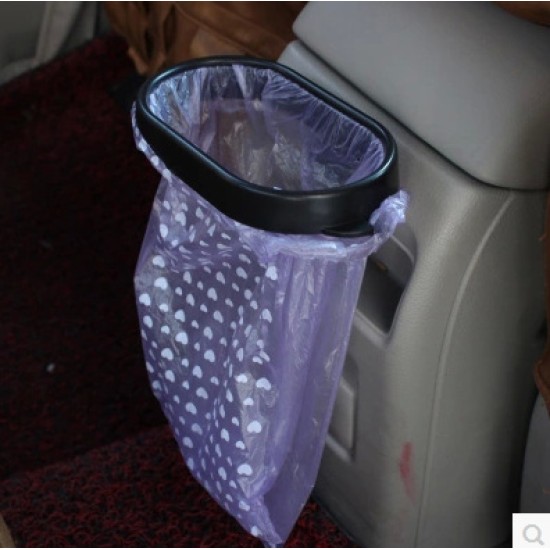 Foldable Car Organizer Frame Auto Trash Can Car Accessories Automobile Garbage Rubbish Waste Holder black_175*95*20mm