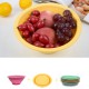 Foldable Drain Basket Colander Fruit Vegetable Washing Basket Strainer Collapsible Drainer Kitchen Tool Pink