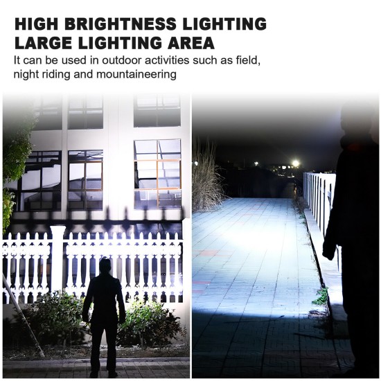 Foldable Led Headlight 3 Mode Waterproof 3-level Dimming Work Light Bar