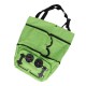 Folding Shopping Bags Trolley Grocery Shopper Lightweight Foldable with wheels green