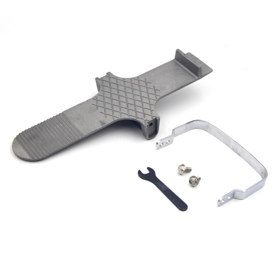 Foot Plate Lifter Puller Drywall Plate Plaster Sheet Operated Assembly Tool Moving Door Plate Silver