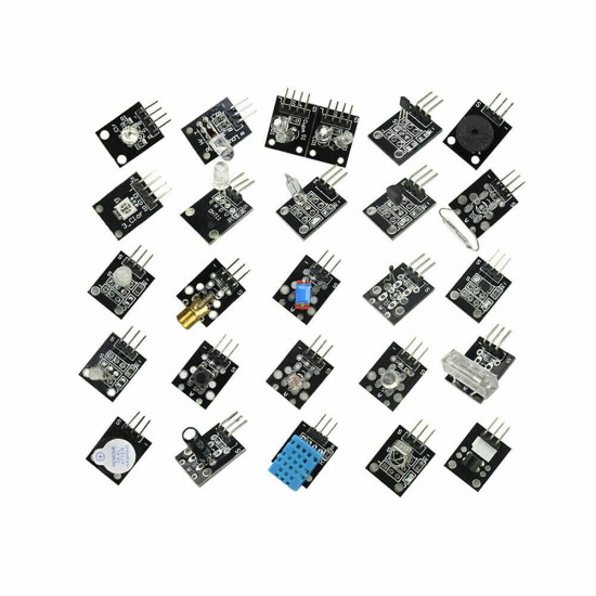 For Arduino 45 in 1 Sensors Modules Starter Kit Better Than 37in1 Sensor Kit 37 in 1 Sensor Kit UNO R3 MEGA2560 Boxed