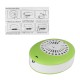 Green Mini Portable Eyelash Extension Glue Quick Dry Air Conditioning Fan with Mirror green