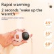 Hand Warmer 2-in-1 Cute Cartoon Astronaut 3-level Temperature Adjustment Mini Rechargeable 6000mAh Hand Warmer White