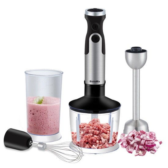 Hand-held Blender Multifunctional 6 Speed Settings Low Noise Powerful 1200w High Power Fruit Vegetable Mixer HB3305 UK plug