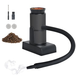 Hand-held Smoker Cocktail Steak Bacon Meat Food Smoker Kitchen Western Restaurant Tools black