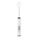 Handheld Kitchen Egg Beater Usb Charging Wireless Mini Electric Whisk Coffee Milk Mixer Black