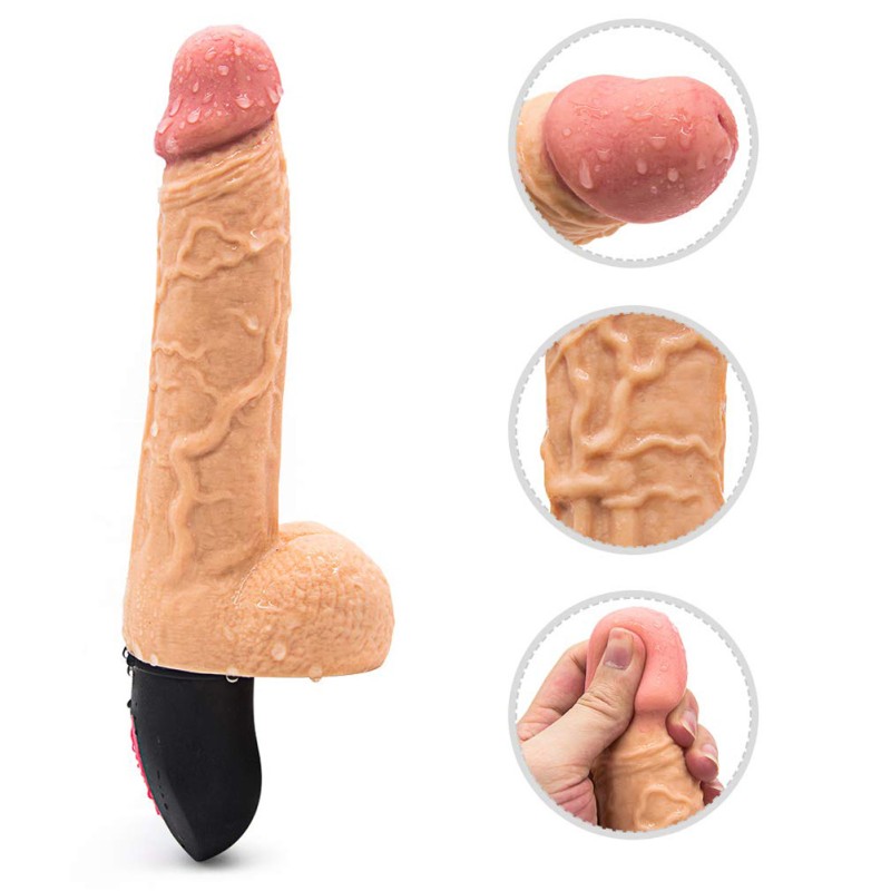 Handheld Massager Vibrator 10-Frequency Cordless Charging Quiet Waterproof Sex Tool Flesh Handheld Massager Vibrator 10-Frequency Cordless Charging Quiet Waterproof Sex Tool Flesh