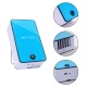 Handheld USB Rechargeable Cooling Fan Portable Mini Air Conditioner for Home Travel  sky blue