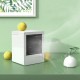 Home Automatic Shaking Air Cooler Humidifier Mute Air Conditioner Fan for Office Tabletop white_Rechargeable