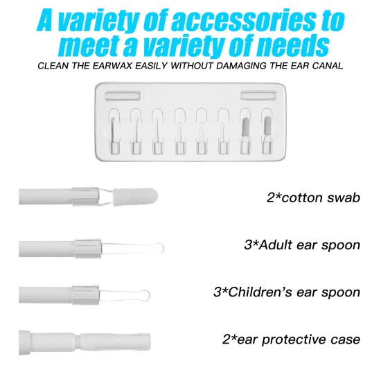 Home Ear Pick Ear Wax Removal Tool Endoscope P20 Ear Cleaning Earwax Remover Set 3.9MM