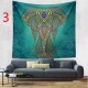 Indian Decor Mandala Tapestry Wall Hanging Hippie Throw Bohemian Dorm Bedspread Table Cloth Curtain 150 * 130cm0DAU