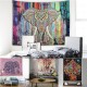 Indian Decor Mandala Tapestry Wall Hanging Hippie Throw Bohemian Dorm Bedspread Table Cloth Curtain