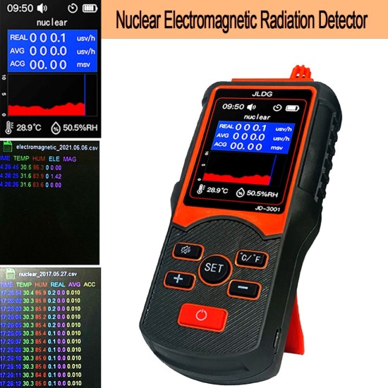 Jd-3001 Geiger Counter Nuclear Radiation Detector Electromagnetic Radiation Detector Geiger Counter