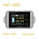 Juntek VAT1050 Wireless Voltage Current Meter 100V 50A Car Battery Monitoring 12V 24V 48V