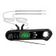 Kitchen Digital Thermometer LCD Large-screen Accurate Instant Read Cooking Thermometer with 2 Probe Black