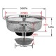 Kitchen Sink Drain Strainer Basket Catcher Stainless Steel Sifter Strainer