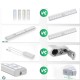 LED Under Cabinet Light Closets PIR Motion Sensor Lamp  USB Rechargeable for Wardrobe Room White light + warm light