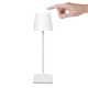 Led Table Lamp Dimming USB Charging Built-in 3600mah Battery Touch Night Light for Bedroom Hotel Restaurant Bar White