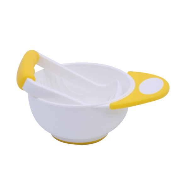 Manual Grinding Bowl Fruit Puree Vegetable Puree Baby Supplementary Food Machine Food Grinder Blue Green