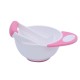 Manual Grinding Bowl Fruit Puree Vegetable Puree Baby Supplementary Food Machine Food Grinder Pink White