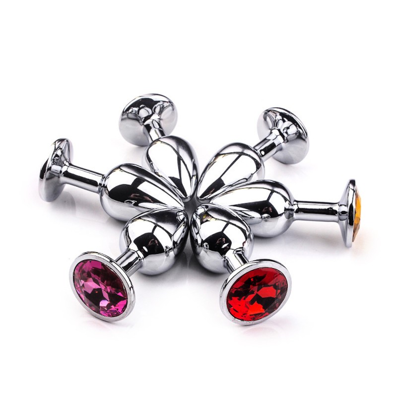 Metal Butt Plug Conventional Silver Butt Plug Large Medium Small Anal Plug Massage Tool small Metal Butt Plug Conventional Silver Butt Plug Large Medium Small Anal Plug Massage Tool small