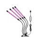 Metal Led Grow Light Usb Phyto Full Spectrum Lamp For Indoor Plants Seedlings Flower 27W--Three-heads