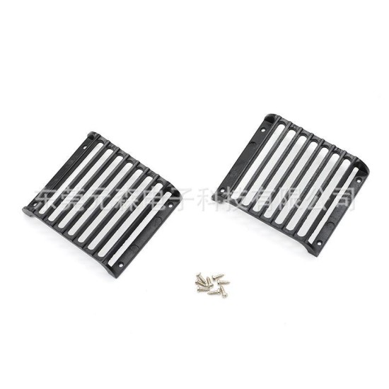 Metal Light Guards for TRX4 Land Rover Defender Traxxas T4 TRX-4 Simulation Grille Protective Lampshade black