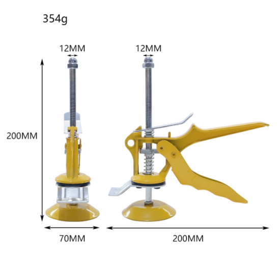 Metal Tile Height Adjuster Height Lifter Wall Ceramic Tile Leveling Regulator Yellow single column