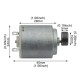 Micro 260 Motor High Speed Stainless Steel Motor for Mini Fan Electric RC Car Boat Toy Electric Toothbrush 1