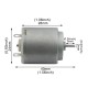 Micro 260 Motor High Speed Stainless Steel Motor for Mini Fan Electric RC Car Boat Toy Electric Toothbrush 1