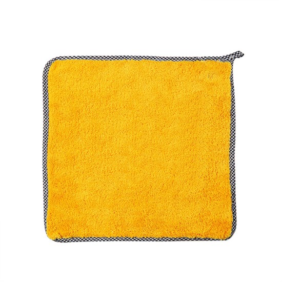 Microfiber Thickened Absorbent Dish  Washing Cloth Kitchen Cleaning Tool Accessories Ginger