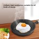 Mini Cast Iron Pan Frying Pan Thickened Mini Kitchen Egg Pan with Wooden Handle 10cm