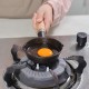 Mini Cast Iron Pan Frying Pan Thickened Mini Kitchen Egg Pan with Wooden Handle 20cm