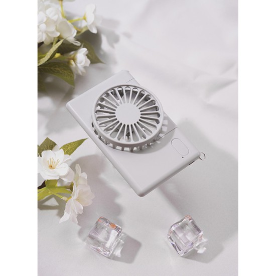 Mini Fan USB Charging Travel Hanging Neck Mini Summer Handheld Portable Desktop Fan gray_.120X75X22.5mm