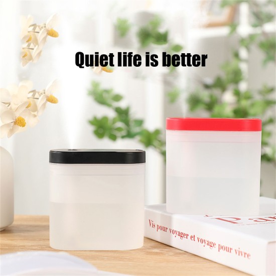 Mini Humidifier Ultrasonic Essential Oil Diffuser Home Bedroom Office Aroma Diffuser Sprayer Black