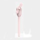 Mini Lazy Portable Fan Silent Adjuatable Shape Long Lasting Small Fan Pink