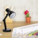 Mini Led  Desk Reading  Lamp 180 Degrees Rotation Clip-on Travel Lamp Portable High Bright Warm Light Book Lamp Perfect Gift White