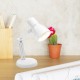 Mini Led  Desk Reading  Lamp 180 Degrees Rotation Clip-on Travel Lamp Portable High Bright Warm Light Book Lamp Perfect Gift White